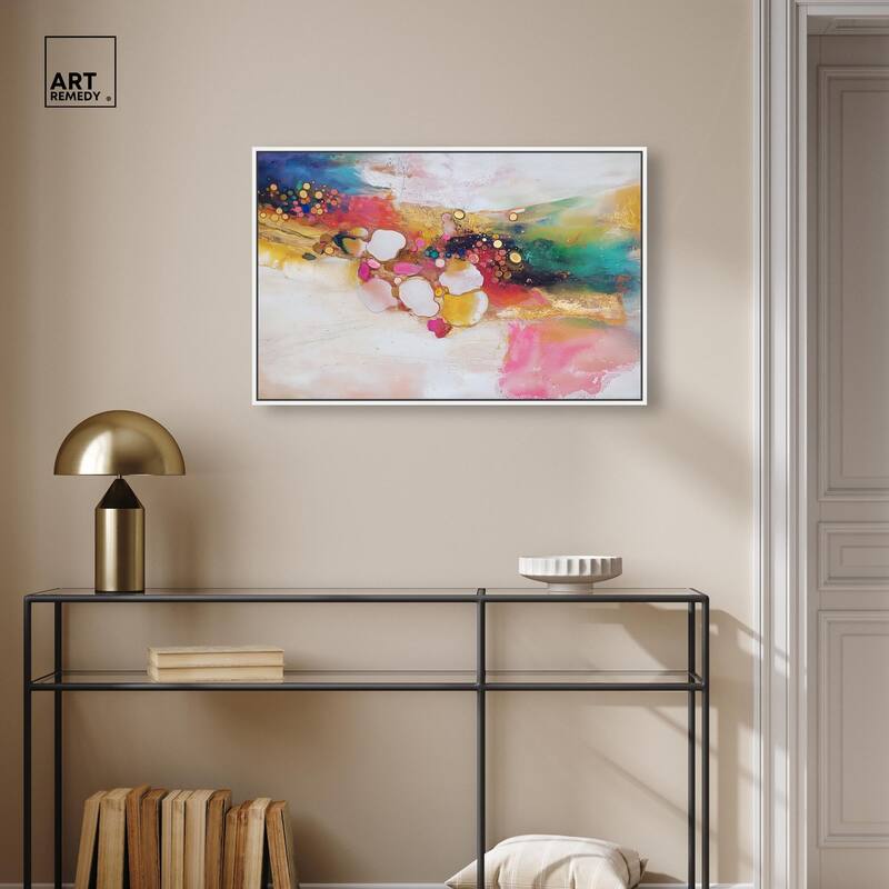 Vibrant Dabs II Canvas by Art Remedy