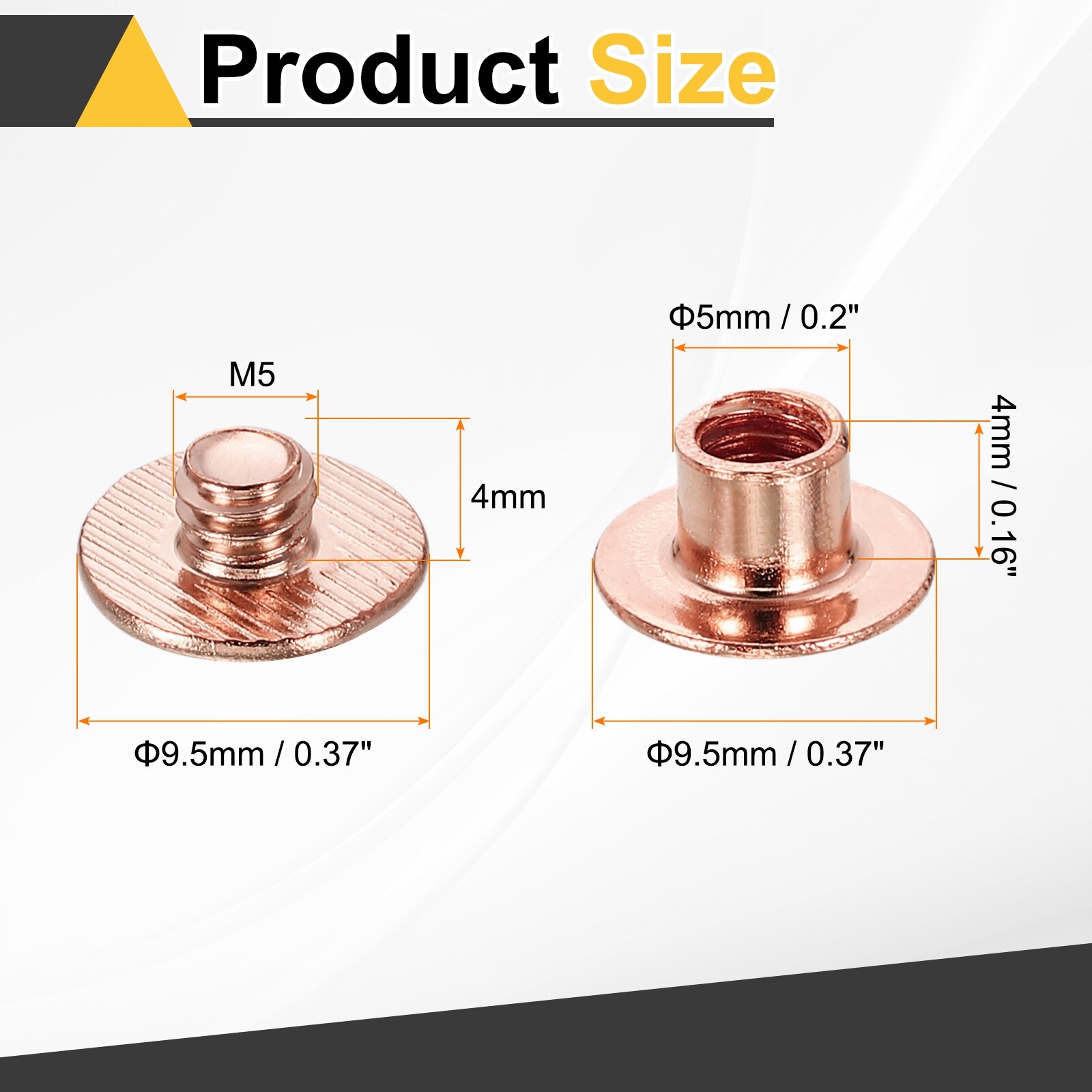 Chicago Screw Metal Phillips Nail Rivet Stud Screw Bolts Rivets Binding Post Screw for DIY Leather Belt