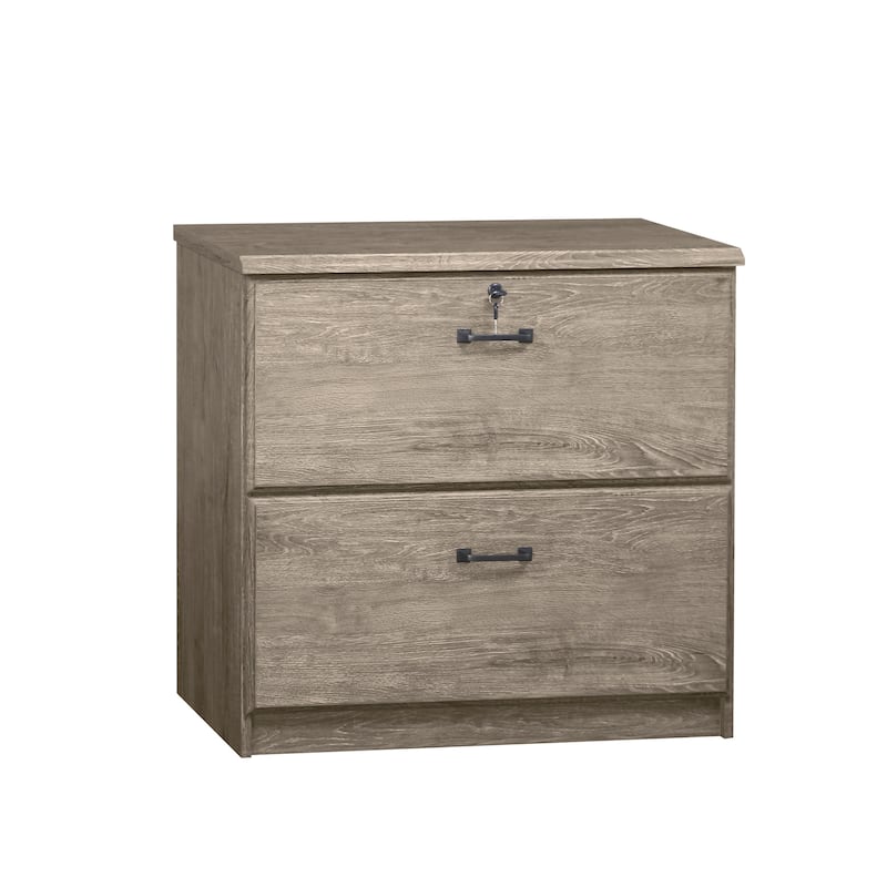 Saint Birch Honduras 2 Drawer Lateral Filing Cabinet - Grey Oak