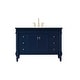 preview thumbnail 1 of 9, Elegant Lighting VF13048 Lexington 48" Free Standing Single Basin Blue - Painted