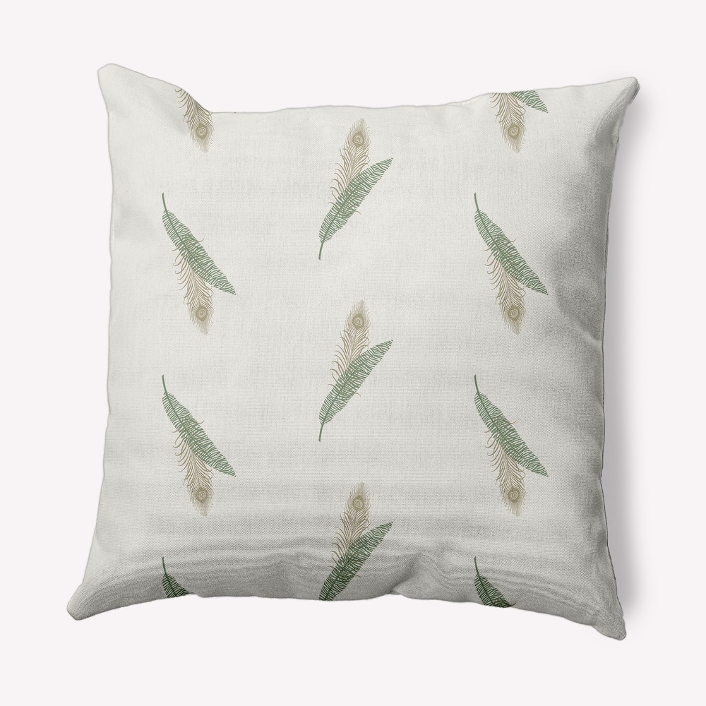 Feather Stripe Decorative Throw Pillow