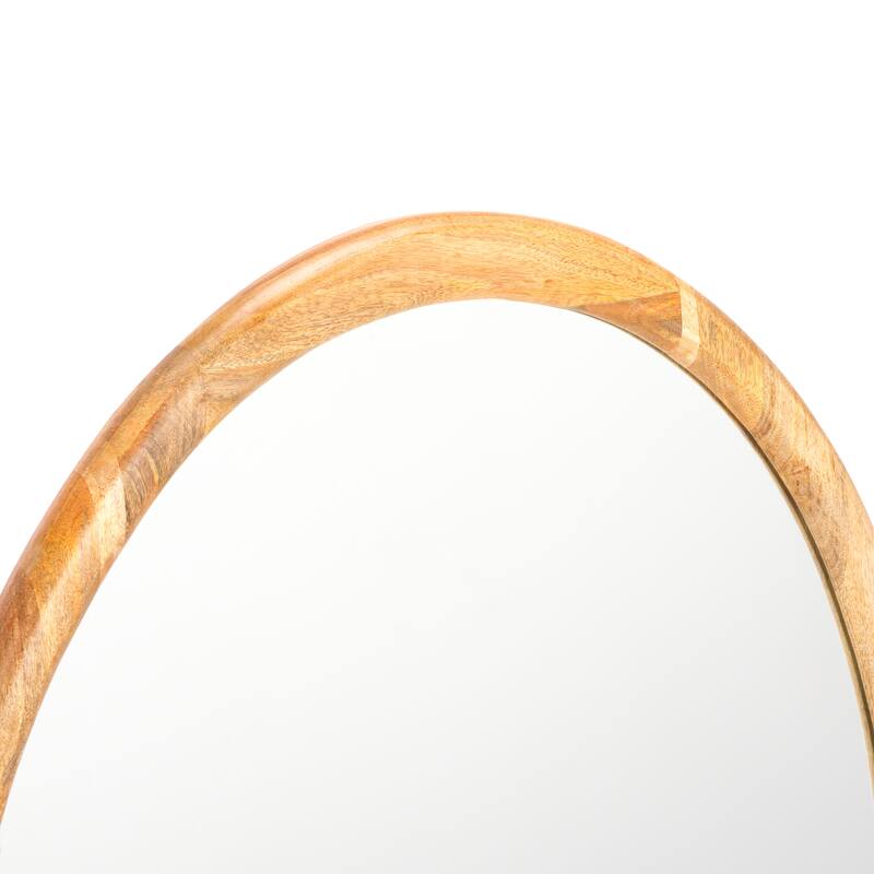 SAFAVIEH Brionna Scandinavian 32 x 40-inch Oval Decorative Accent Mirror - 32 In. W x 1.5 In. D x 40 In. H - 32Wx2Dx40H