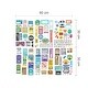 preview thumbnail 5 of 5, Walplus Classic Luggage Trip Children Wall Sticker Nursery Decor Decal