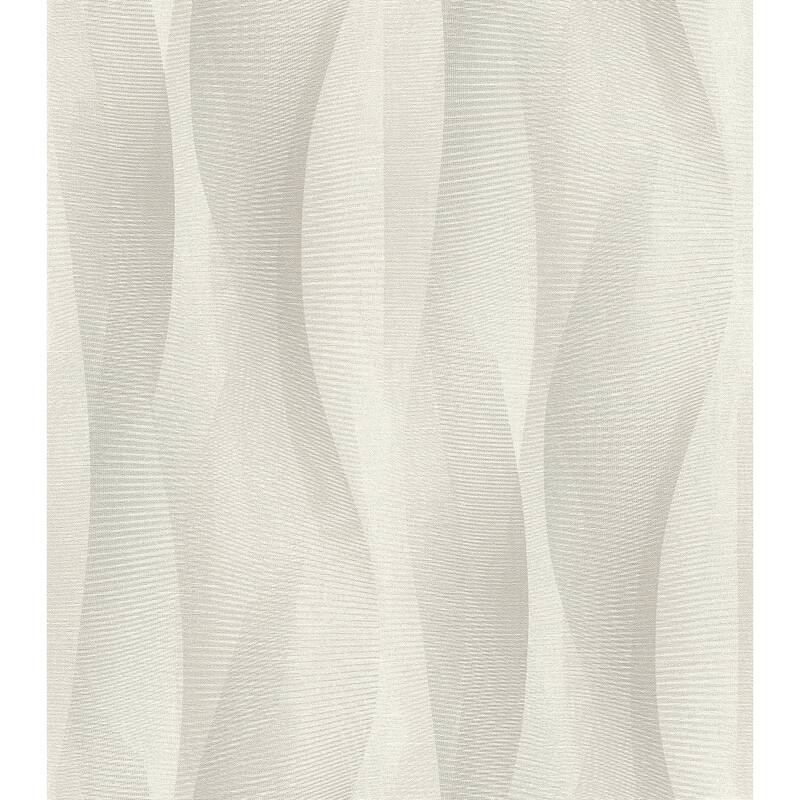 Advantage Currin Light Grey Wave Wallpaper