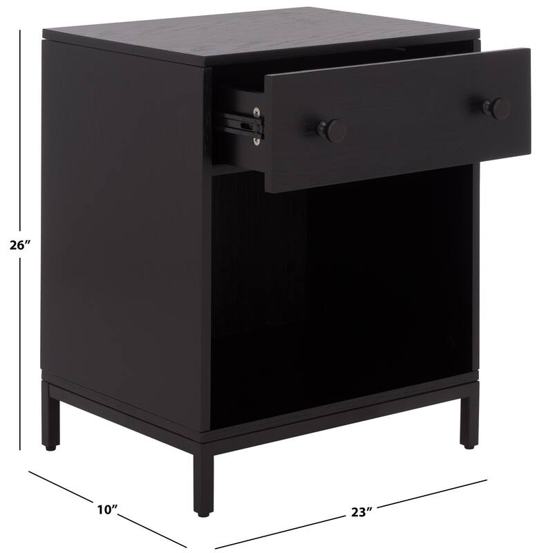 SEI Furniture Himalay 1-Drawer 1-Shelf Nightstand