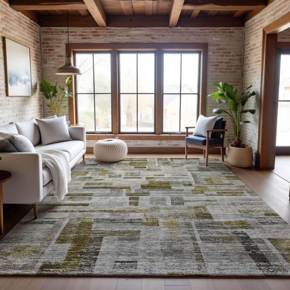 Premium Washable Super Soft Vintage Contemporary Mayfield Rug
