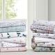 Kids Bed Sheet Sets that Match Applied Metal Twin over Full Bunk with Sturdy Shelves & Grid Panel, Noise-free Wood Slats with Comfortable Textilene Guardrail