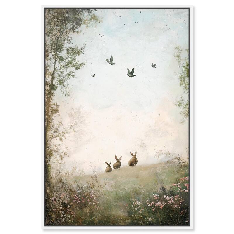 Skyward Sentinels Canvas by Art Remedy - White - 30" x 45"