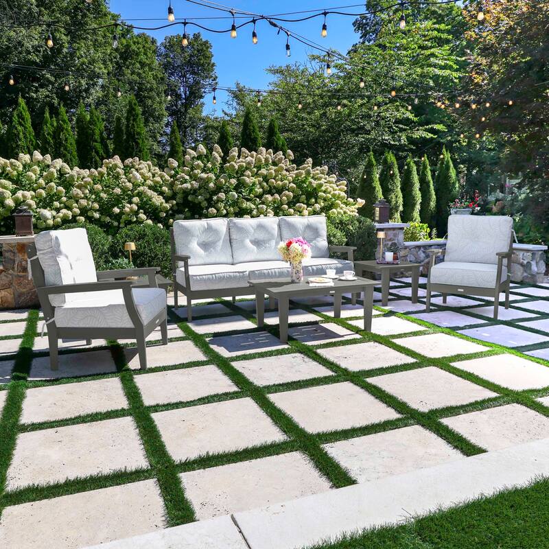 HIGHWOOD Lehigh 6-Piece Couch and Chair Deep Seating Set