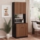 preview thumbnail 21 of 30, Living Skog Scandi Pantry Kitchen Storage Cabinet H 71'' x W 27.5'' x D 19'' - Black