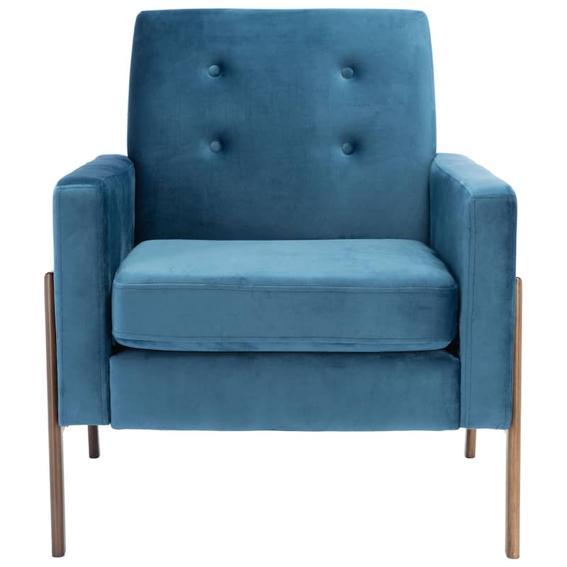 SAFAVIEH Roald Mid-Century Modern Sofa Accent Chair - 29" W x 29" L x 33.5" H