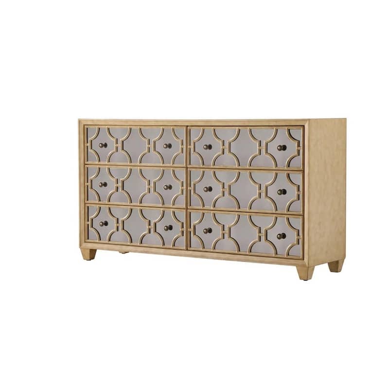 6-Drawer 64" Double Dresser