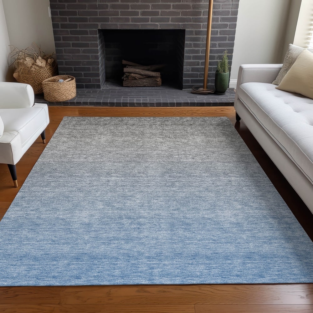 Premium Washable Super Soft Solid Ombre Mayfield Rug