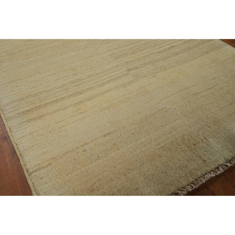 Gabbeh Oriental Accent Rug Hand-Knotted Wool Carpet - 2'9"x 4'2"