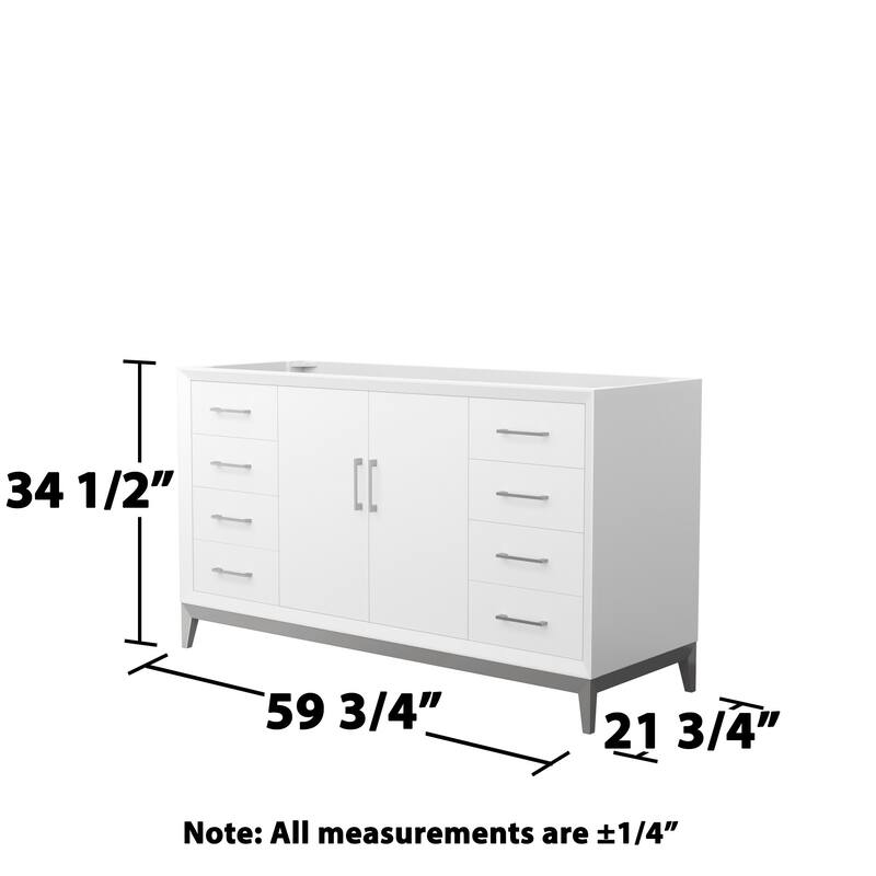 Wyndham Collection WCH818160S-CXSXX-MXX Amici 60" Single Free Standing