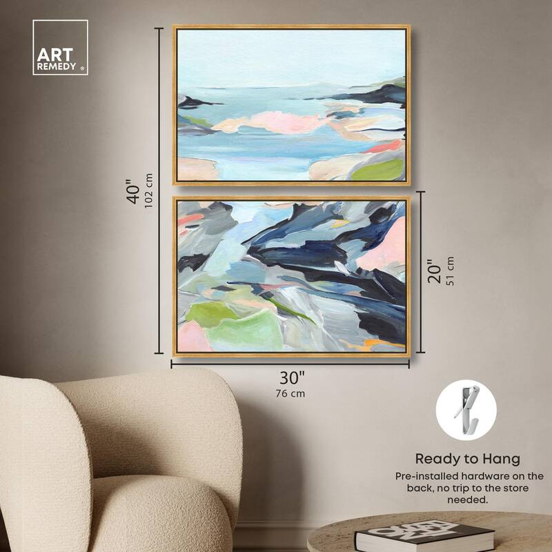 Between Seasons II Canvas Set of 2 by Art Remedy