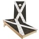 preview thumbnail 1 of 7, Scotland Flag Rustic Outdoor Cornhole Board Set Backyard 2x4 - NO Accessories