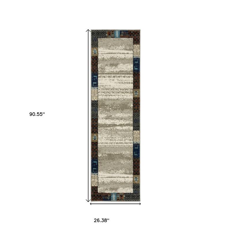 HomeRootsPatchwork Bohemian Runner Area Rug