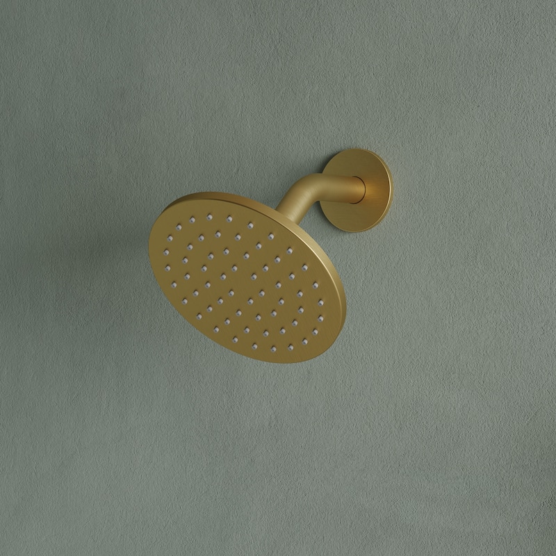 Thermostatic Dual Shower System 12" and 6" Rainfall Shower Head with 6 Body Jets & Handheld Shower