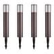 preview thumbnail 8 of 6, 5CCT Low Voltage LED Bollard Pathway Lights, Modern Outdoor Landscape Lights, Oil Rubbed Bronze - 4 Pack