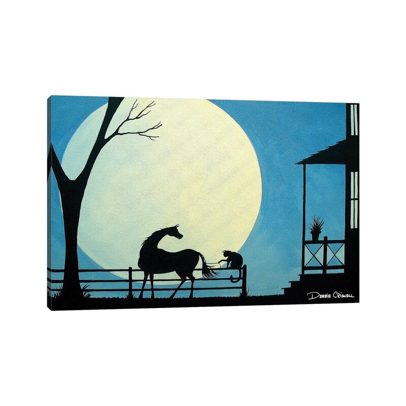 iCanvas "Cat Toy" by Debbie Criswell Canvas Print