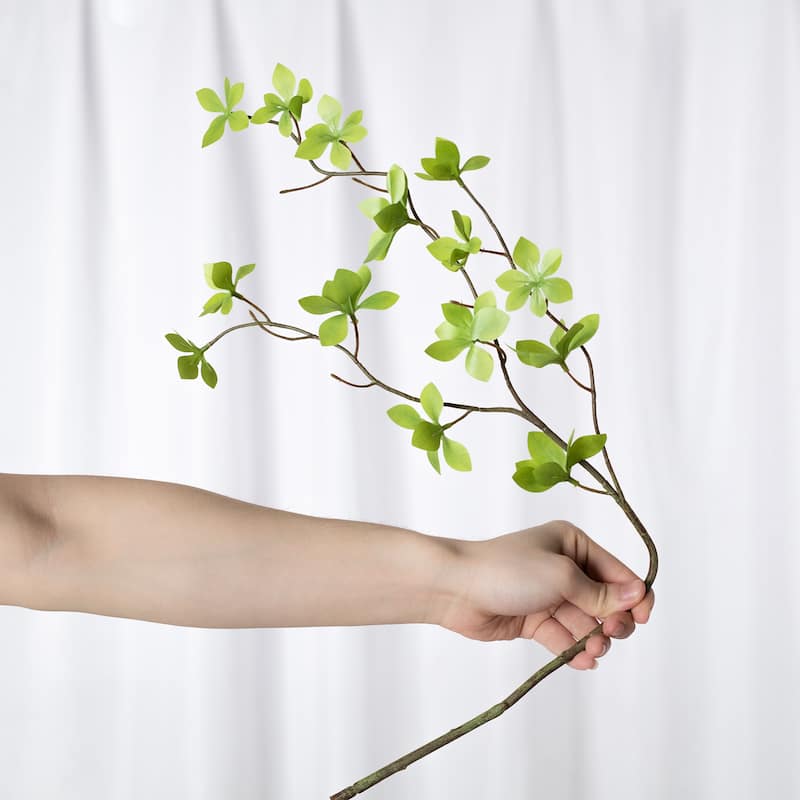 Green Artificial Enkianthus Perulatus Branch (1 Stem)