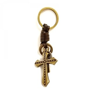 Antique Finish Crucifix Key Chain - Bed Bath & Beyond - 41934719