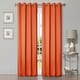 preview thumbnail 24 of 129, Superior Solid Machine Washable Room Darkening Grommet Curtains, Set of 2 52" x 108" - Rust
