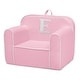 preview thumbnail 3 of 1, Delta Children Personalized Monogram Cozee Chair - Customize with Letter E