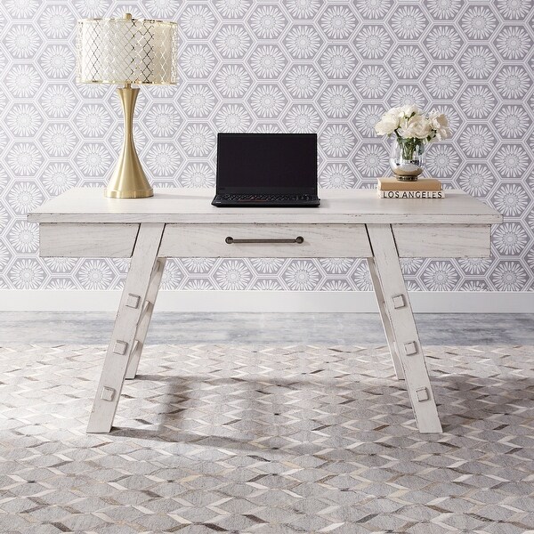 White distressed new arrivals writing desk