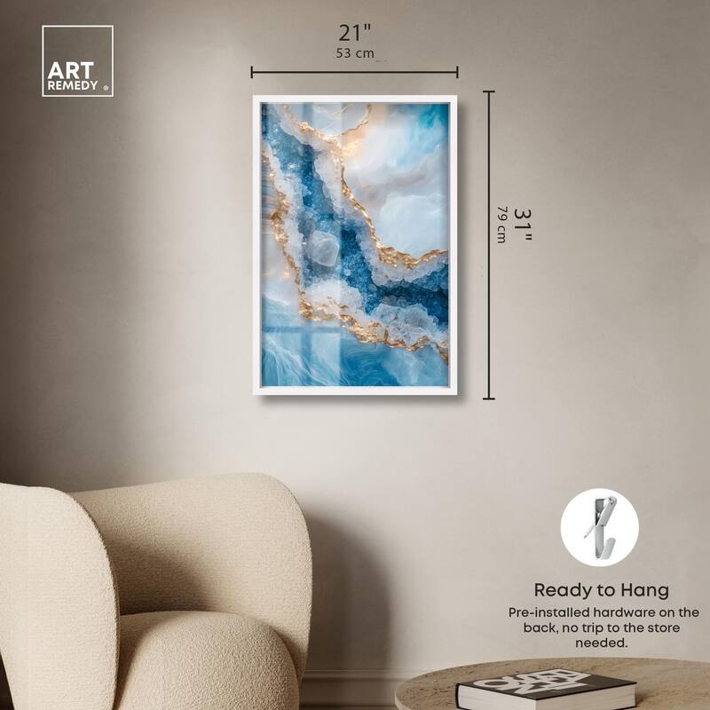 Molten Topaz I Shadowbox by Art Remedy