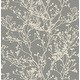 preview thumbnail 1 of 2, Ronald Redding Budding Branch Silhouette Brown Wallpaper