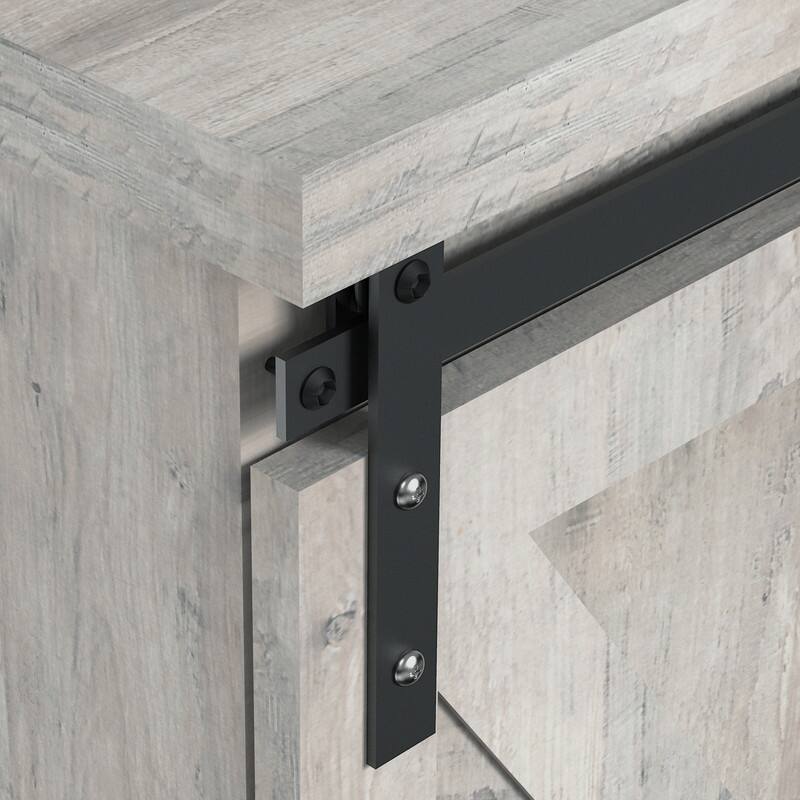 Barn Door TV Cabinet