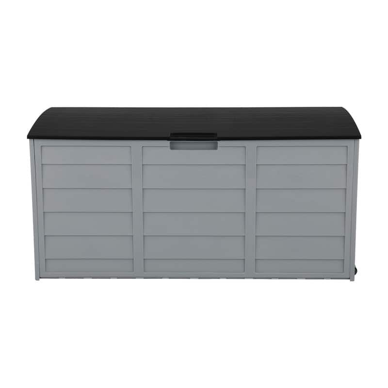 75 Gal 260L Outdoor Garden Plastic Storage Box Black
