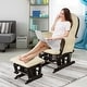 preview thumbnail 4 of 9, Costway Glider and Ottoman Cushion Set Wood Baby Nursery Rocking Chair