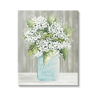 Stupell Rustic Jar Bouquet Canvas Wall Art Design by Cindy Jacobs - Bed ...