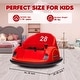 preview thumbnail 26 of 33, 12V Kids Electric Ride On Bumper Car, Toddlers Bumper Car with Remote Control