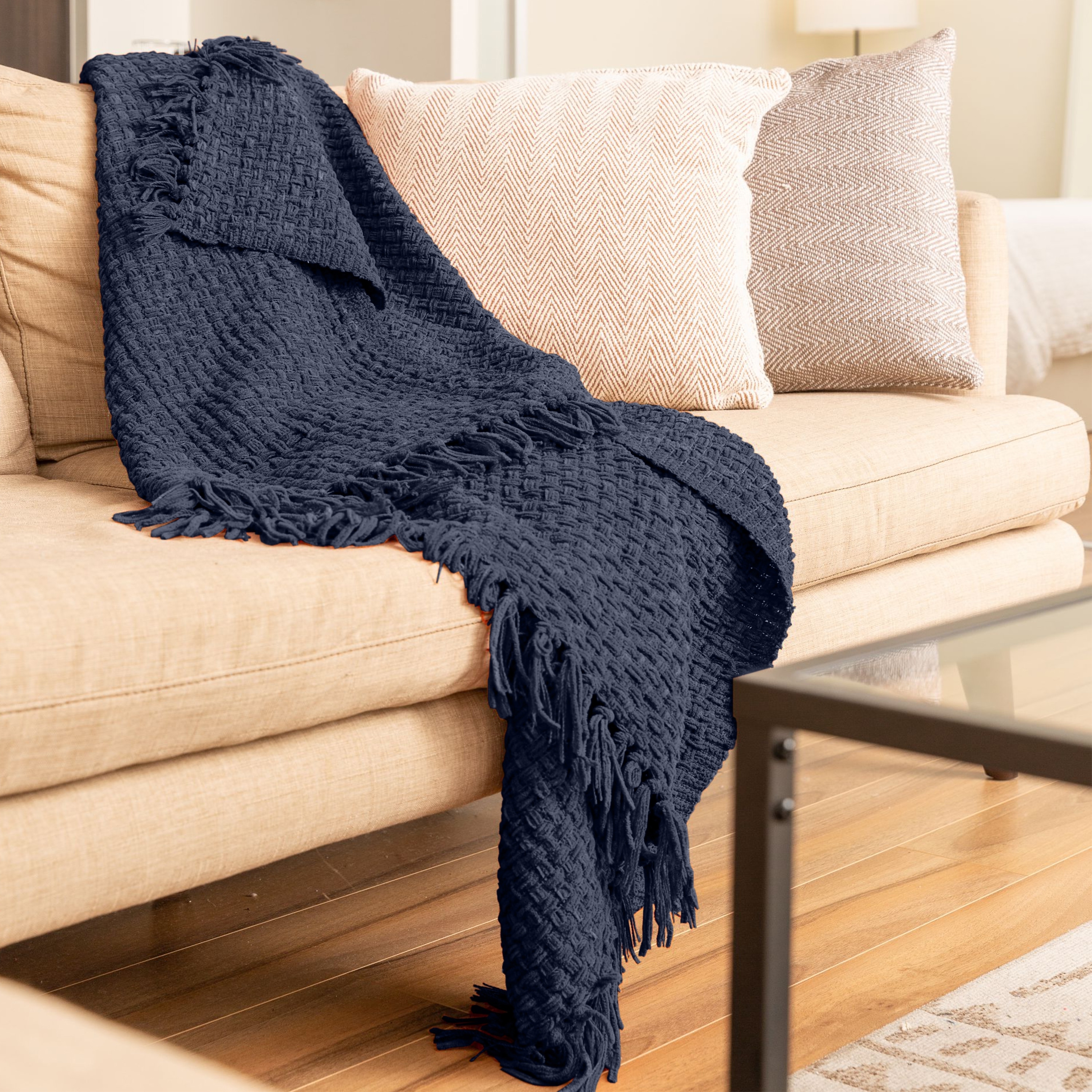 Polyester throw on sale