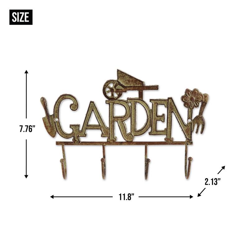 Garden Tools Cast Iron Wall Hook