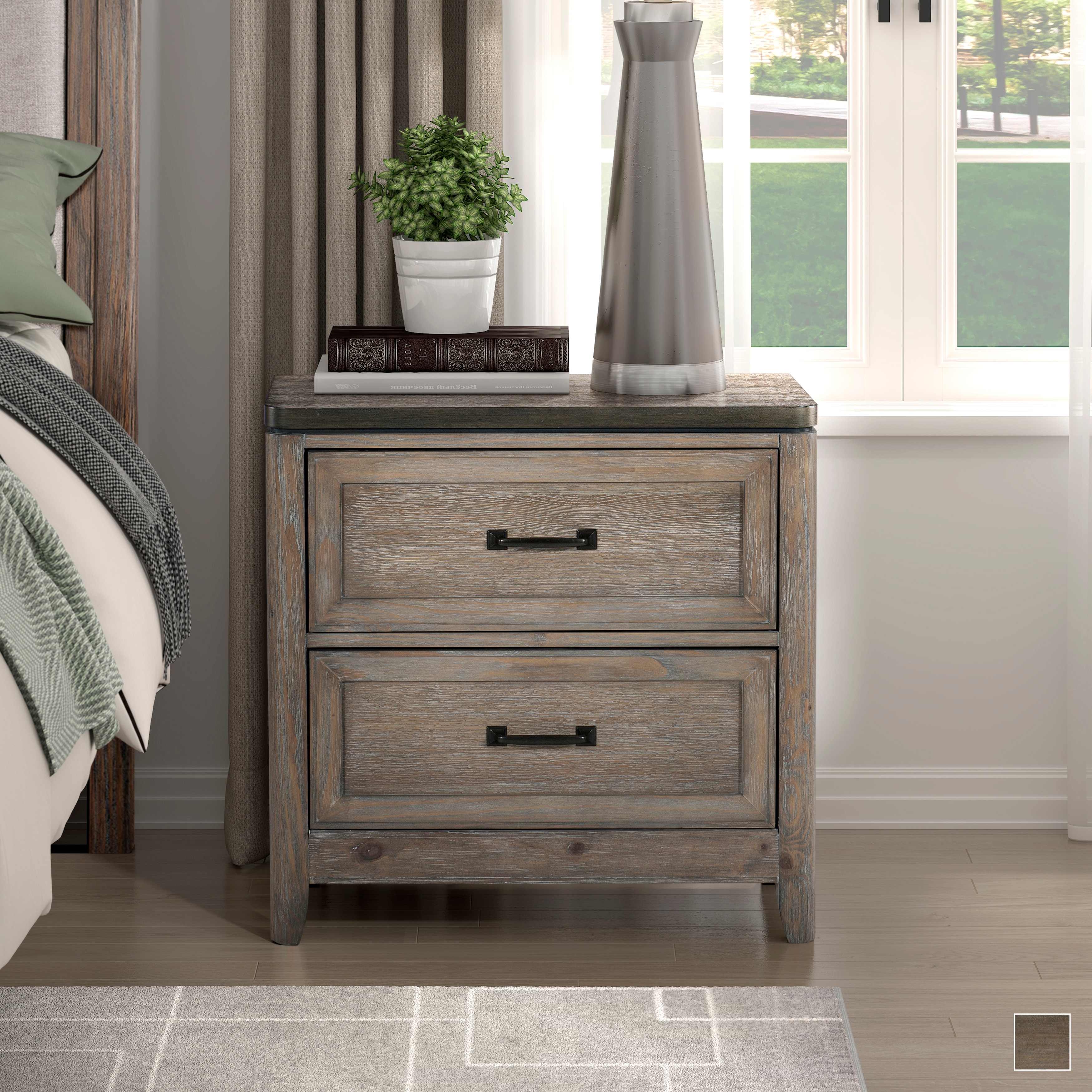 Gilford 2 new arrivals drawer nightstand
