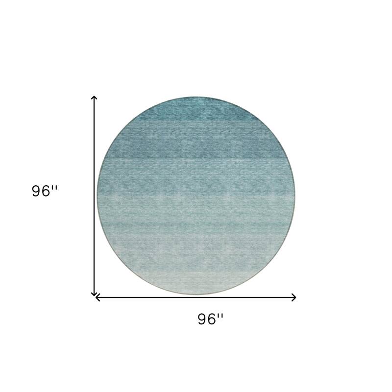 HomeRoots Ombre Transitional Rectangle Outdoor Rug