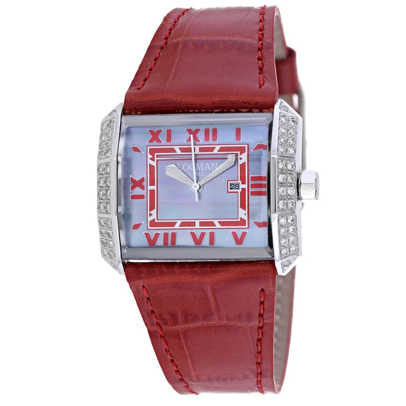 Locman Women's Diamond Classic Mother of Pearl Dial Watch - 232GRAYDC/RDLE - Mother of Pearl - 6 (36)