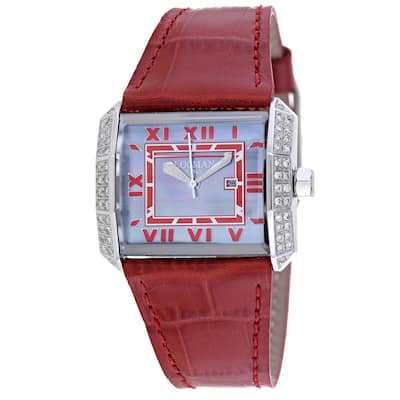 Locman Women's Diamond Classic Mother of Pearl Dial Watch - 232GRAYDC/RDLE - Mother of Pearl - 6 (36)