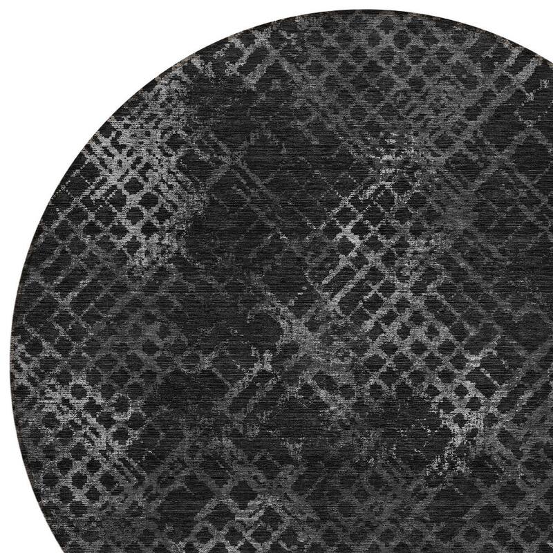 HomeRoots Geometric Transitional Rectangle Outdoor Rug