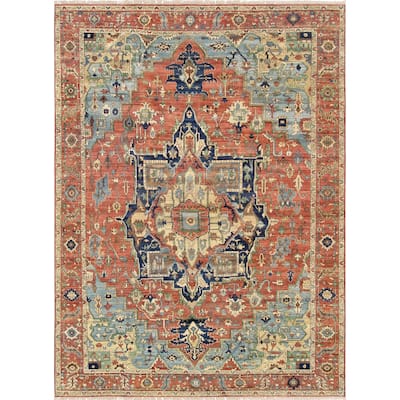 Pasargad Serapi Collection Hand-Knotted Wool Rug