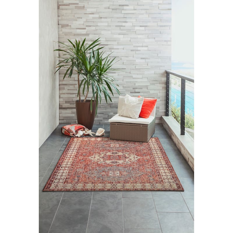 Liora Manne Carmel Kilim Indoor/Outdoor Rug