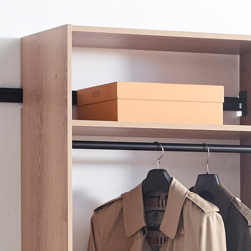 Devi Wall Mounted Wood Closet System