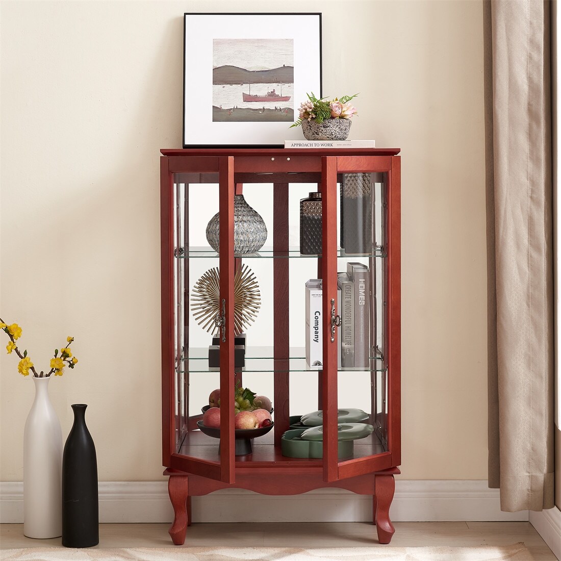 Curio cabinet light fixture best sale