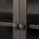 preview thumbnail 21 of 47, Arelius Light Brown w/ Black Metal Base 4 Door Glass Cabinet Sideboard - 70.0L x 18.0W x 32.0H