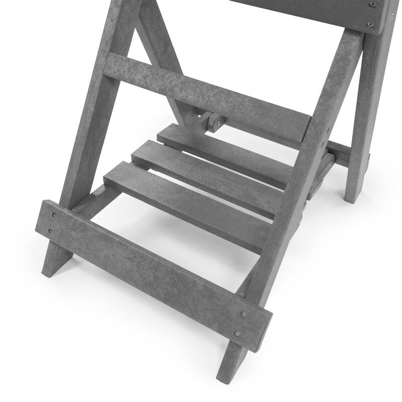 Patagonia Fully Assembled All-Weather Recycled HDPE Outdoor Folding Bar table
